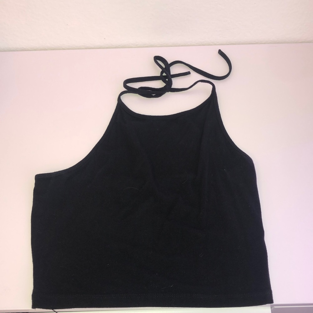 Brandy Melville Black Halter top
